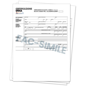 Certificazione unica lavoratori domestici